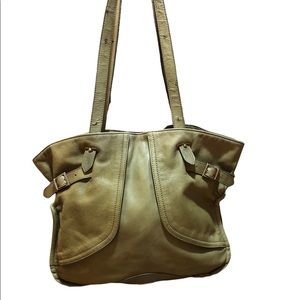 Le’ Bulga large boho leather tote